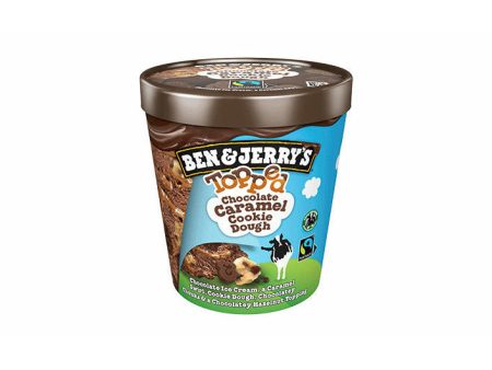 B&J Topped Chocolate Caramel Cookie Dough For Discount