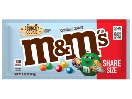 M&M s Crunchy Cookie Share Size For Discount