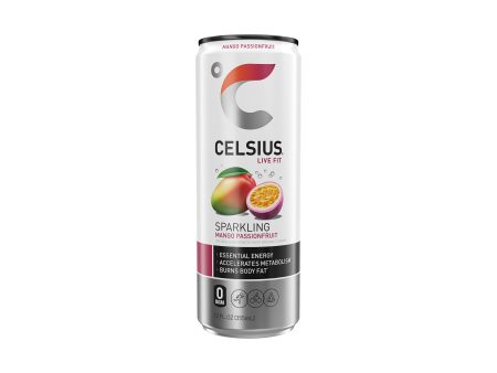 CELSIUS Sparkling Mango Passionfruit, Essential Energy Drink For Discount