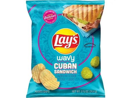 Lay s Wavy Cuban Sandwich 2.62oz Cheap