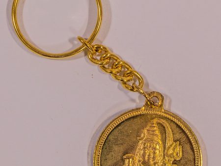 The Shiva In Gold key Chain Hot on Sale