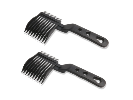 2 Pieces Barber Fade Combs, Professional Hair Cutting Comb Heat Resistant FlatTop Comb Online