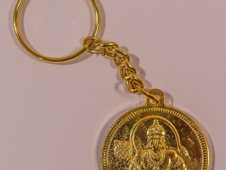 The Hanuman In Gold Key Chain For Discount