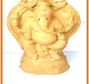 Ganesha with Large Throne - Eco Friendly Idol For Cheap