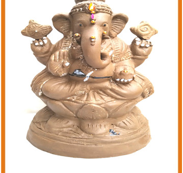 Ganesha with Beads - Eco Friendly Idol on Sale