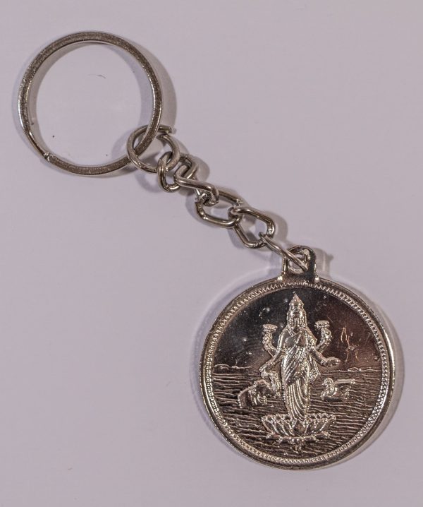 The Maha Laxmi In Silver Key Chain Online now