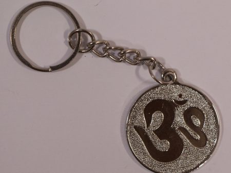 The Om In Silver Key Chain Fashion