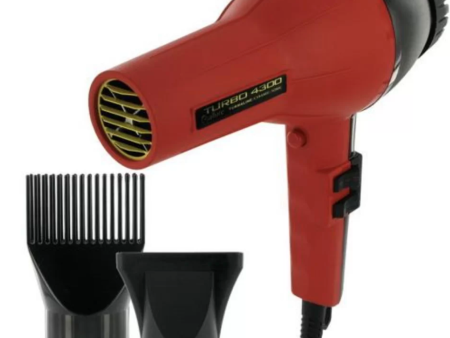 Allure Turbo Power Red and Black Hair Blower Dryer For Discount