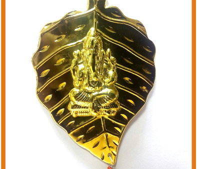 Ganesha on Leaf Idol Sale