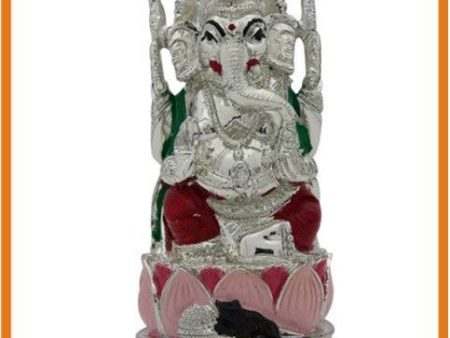 The Lotus Blessing Ganesha Idol Discount