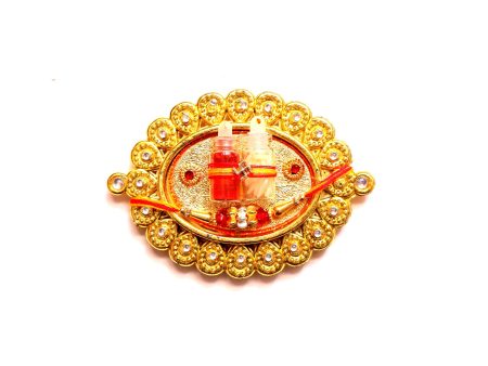 Om Rakhi Thali Set For Cheap