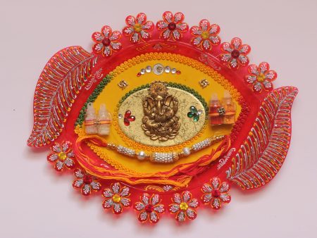 Ganesha Rakhi Thali Set For Discount