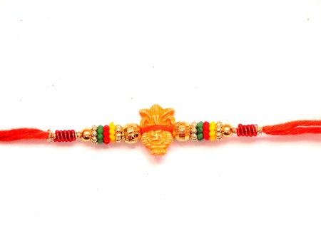 Kalash with Swastik design Rakhi Sale