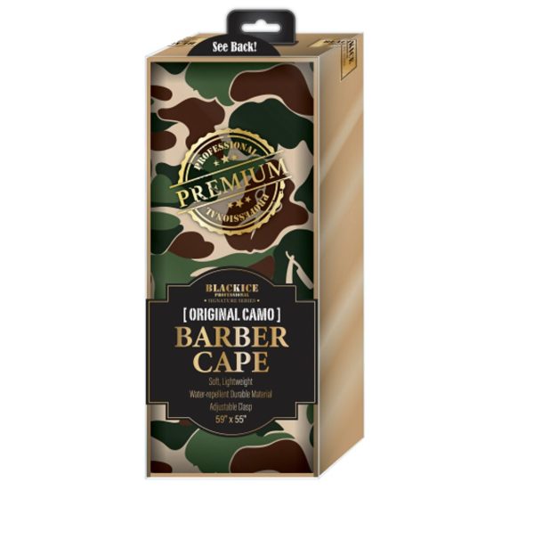 BlackIce CAMO Barber Cape #bve009CAM Cheap