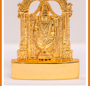 Zevotion Tirupati Balaji Gold Plated Idol Hot on Sale