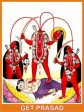 Chhinnamasta Navratri Prasad + Golden Poster + Durga Idol Fashion