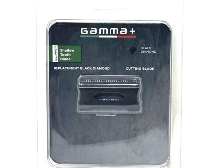 GAMMA+  BLACK DIAMOND REPLACEMENT SHALLOW TOOTH CLIPPER MOVING BLADE Online Sale