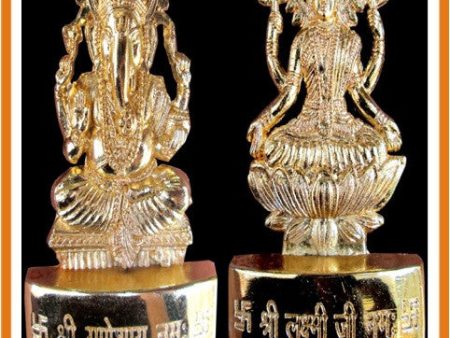 Jagmag Diwali Shubh Sale  Ganesh-Laxmi Gold Plated Idol  Online