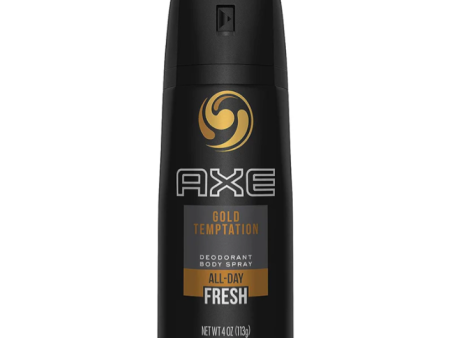 AXE Men’s Body Spray Deodorant  Gold Temptation 150ML For Discount