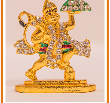 Zevotion Lord Hanuman with Sanjivini Mountain Idol Supply