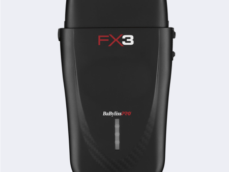 BaByliss PRO Black FX3 Cordless Double Foil Shaver FXX3SB Online