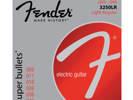 Fender 3250LR Super Bullet Electric Guitar Strings - Light Regular Discount