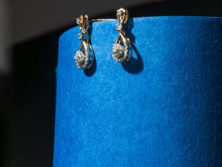 Diamond Dangles Stud Earring Supply