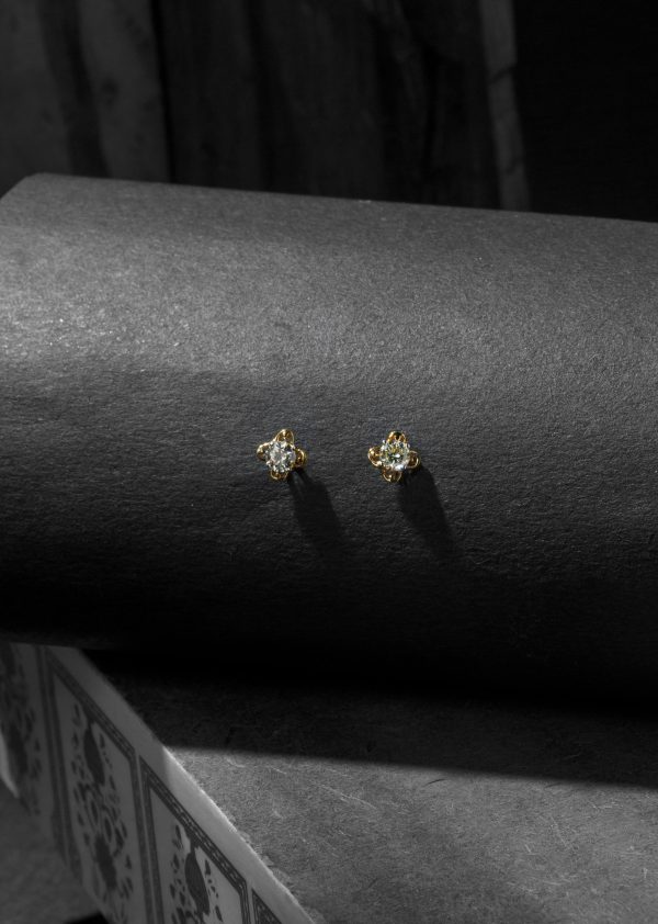 Diamond Solitaire Earring - Stud Earring Sale