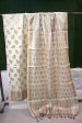 White Tilfi Weave 3-Piece Pure Cotton Handloom Banarasi Suit Set Supply