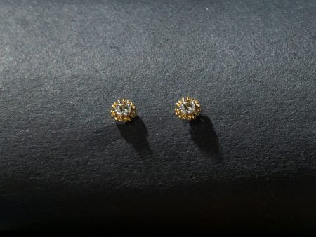 Blooming Diamond Stud Earring Supply