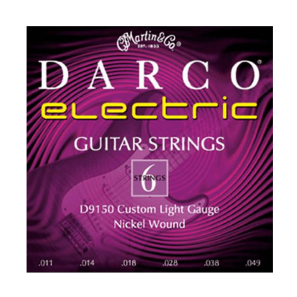 Martin D9150 Darco Electric Guitar Strings - Custom Light Supply