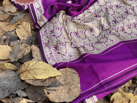 Pure Banarasi Katan Silk handloom Saree (BEE5) For Sale