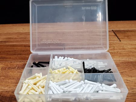 Allparts NA-2904 Bridge Pin Assortment Box - 190 Piece For Sale