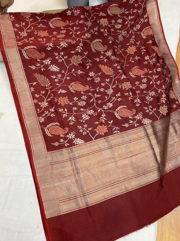 Pure Banarasi Katan silk handloom saree, Kadhwa REAL ZARI (HY02) Fashion