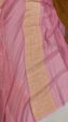 Baby Pink Pure Khaddi Georgette Banarasi Sari Online Sale