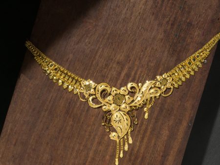 Gold Floral Bridal Necklace Supply