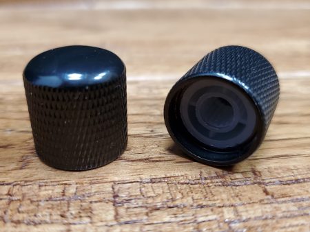 Black Dome Knobs - Set of 2 For Discount