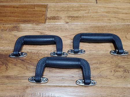 Guitar Case Replacement Handles - Black Plastic - Pack of 3 Supply