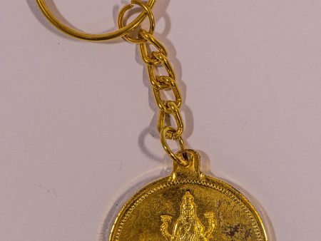 The Maha Laxmi In Gold Key Chain Fashion