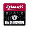 D Addario .012 Plain Steel String Singles - 5 pack Fashion