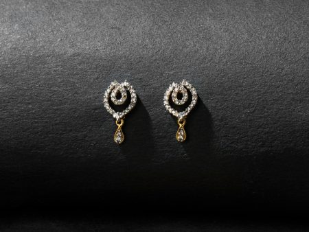 Diamond Stud Drop Earring - For Women Online now