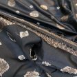 Attitude Black Handloom Crepe Banarasi Silk Saree Supply