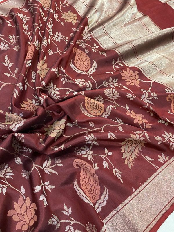 Pure Banarasi Katan silk handloom saree, Kadhwa REAL ZARI (HY02) Fashion