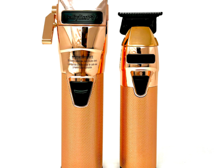 Babylisspro 2pc ROSEGOLDFXONE Combo by PBC – FXONE Clipper FX899RG, FXONE Trimmer FX799RG Online now