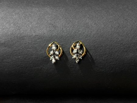 Diamond Petal Stud Earring for Women Hot on Sale