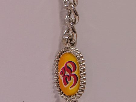 The Om In Silver Braselate Online Hot Sale