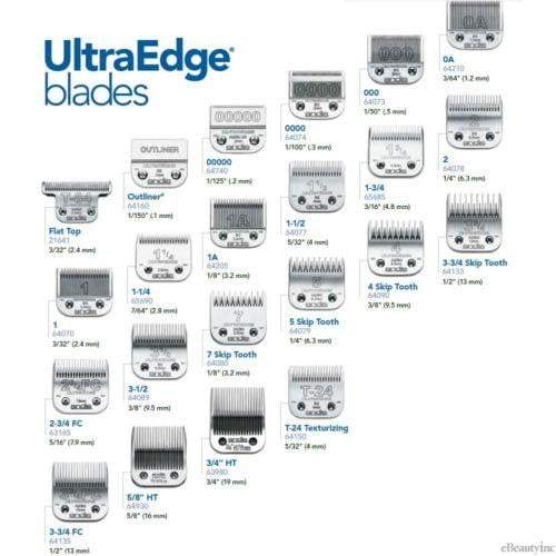 Andis Ultraedge Detachable Blades & Compatible With Oster - multiple sizes For Discount