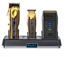 Wahl Pro 4pc Gold Limited Edition Combo by PBCS – Gold Magic clip Cordless, Gold Detailer li Cordless, Black Vanish Shaver, Multi-Charge Power Station For Cheap