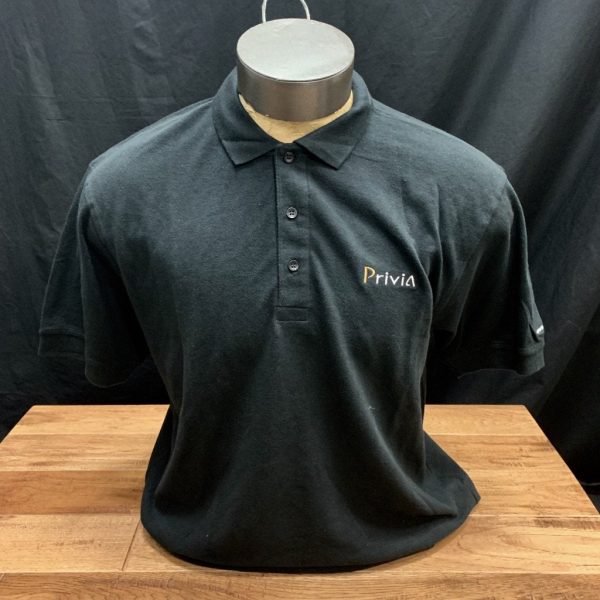 Casio Privia Black Polo Shirt Online now