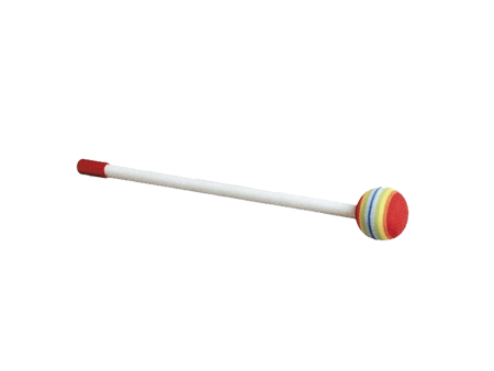 Remo 8  Mallet White Plastic - Multi-Colored Foam Head Online Hot Sale